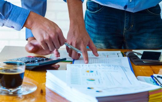 cálculo de indicadores financeiros