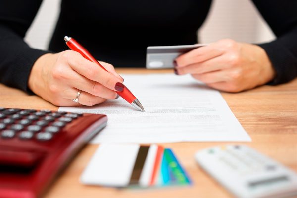 taxa de cartão de crédito